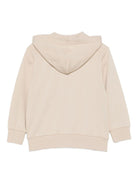 Felpa per bambino Emporio Armani Kids beige con dettaglio logo - Rubino Kids
