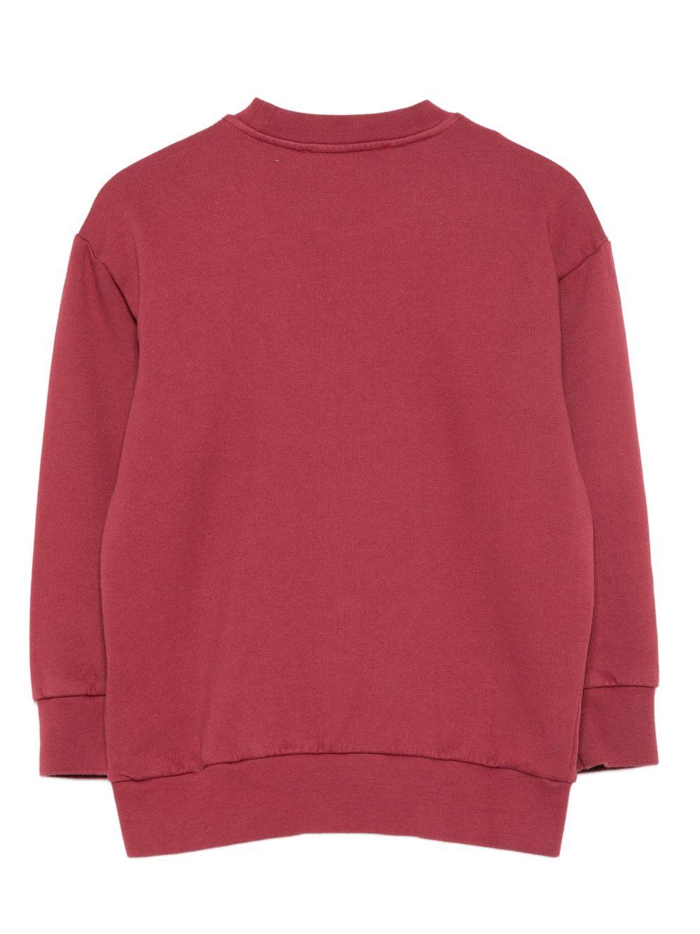 Felpa per bambino ETRO KIDS rossa con logo ricamato - Rubino Kids