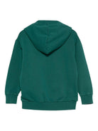 Felpa per bambino Etro Kids verde con cappuccio con motivo paisley - Rubino Kids