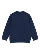 Felpa per bambino Fendi Kids blu con stampa grafica - Rubino Kids