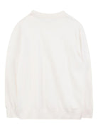 Felpa per bambino Givenchy Kids bianca con logo ricamato - Rubino Kids