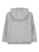 Felpa per bambino Givenchy Kids grigio con cappuccio e logo - Rubino Kids