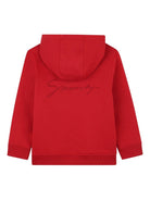 Felpa per bambino Givenchy Kids rossa con logo ricamato sul retro - Rubino Kids