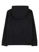 Felpa per bambino Hugo Kids nera con cappuccio e logo - Rubino Kids