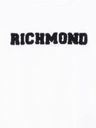 Felpa per bambino John Richmond Junior bianco con ricamo - Rubino Kids