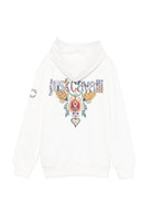 Felpa per bambino Just Cavalli Kids bianca con dettaglio sole - Rubino Kids