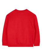 Felpa per bambino Kenzo Kids rosso con ricamo Tiger - Rubino Kids