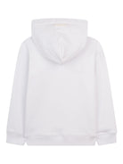 Felpa per bambino Lanvin Enfant bianca con cappuccio - Rubino Kids