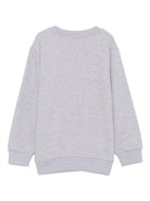 Felpa per bambino Missoni Kids grigio con logo ricamato - Rubino Kids