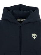 Felpa per bambino Molo blu con stampa alieno - Rubino Kids