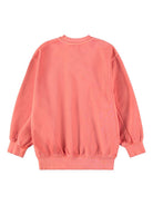 Felpa per bambino Molo rosso con dettaglio ricamato - Rubino Kids