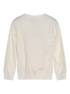 Felpa per bambino Moschino Kids bianca con stampa Teddy Bear - Rubino Kids