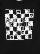 Felpa per bambino Moschino Kids nero con stampa grafica - Rubino Kids