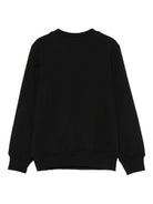 Felpa per bambino Moschino Kids nero con stampa grafica - Rubino Kids