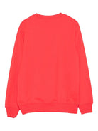 Felpa per bambino Moschino Kids rossa con stampa Teddy Bear - Rubino Kids