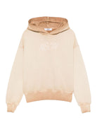 Felpa per bambino MSGM Kids beige con cappuccio - Rubino Kids