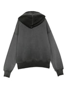 Felpa per bambino MSGM Kids grigia con cappuccio - Rubino Kids