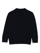 Felpa per bambino Paolo Pecora Kids blu con mezza zip - Rubino Kids