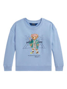 Felpa per bambino POLO RALPH LAUREN KIDS azzurro con motivo Polo Bear - Rubino Kids