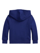 Felpa per bambino Polo Ralph Lauren Kids blu con stampa Polo Bear - Rubino Kids