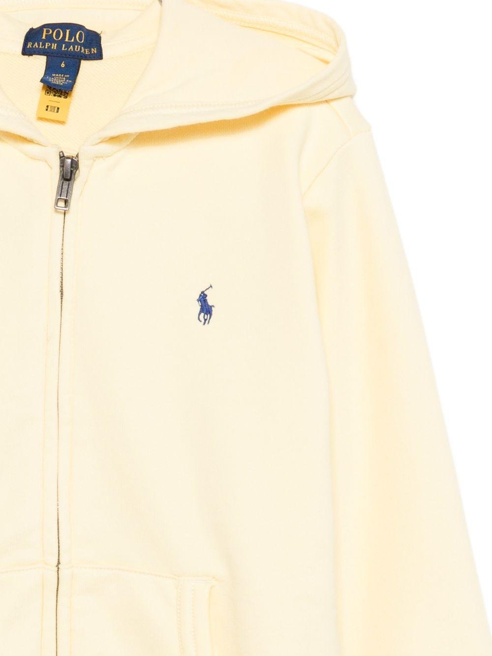 Felpa per bambino Polo Ralph Lauren Kids gialla con motivo Polo Pony - Rubino Kids