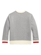 Felpa per bambino Polo Ralph Lauren Kids grigia con stampa Polo Bear - Rubino Kids