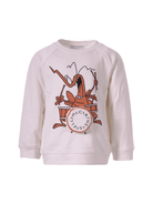 Felpa per bambino Stella McCartney Kids bianca con stampa grafica - Rubino Kids