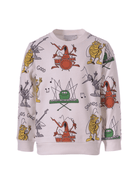Felpa per bambino Stella McCartney Kids bianca con stampa grafica - Rubino Kids
