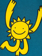 Felpa per bambino Stella McCartney Kids blu con stampa grafica cartoon - Rubino Kids