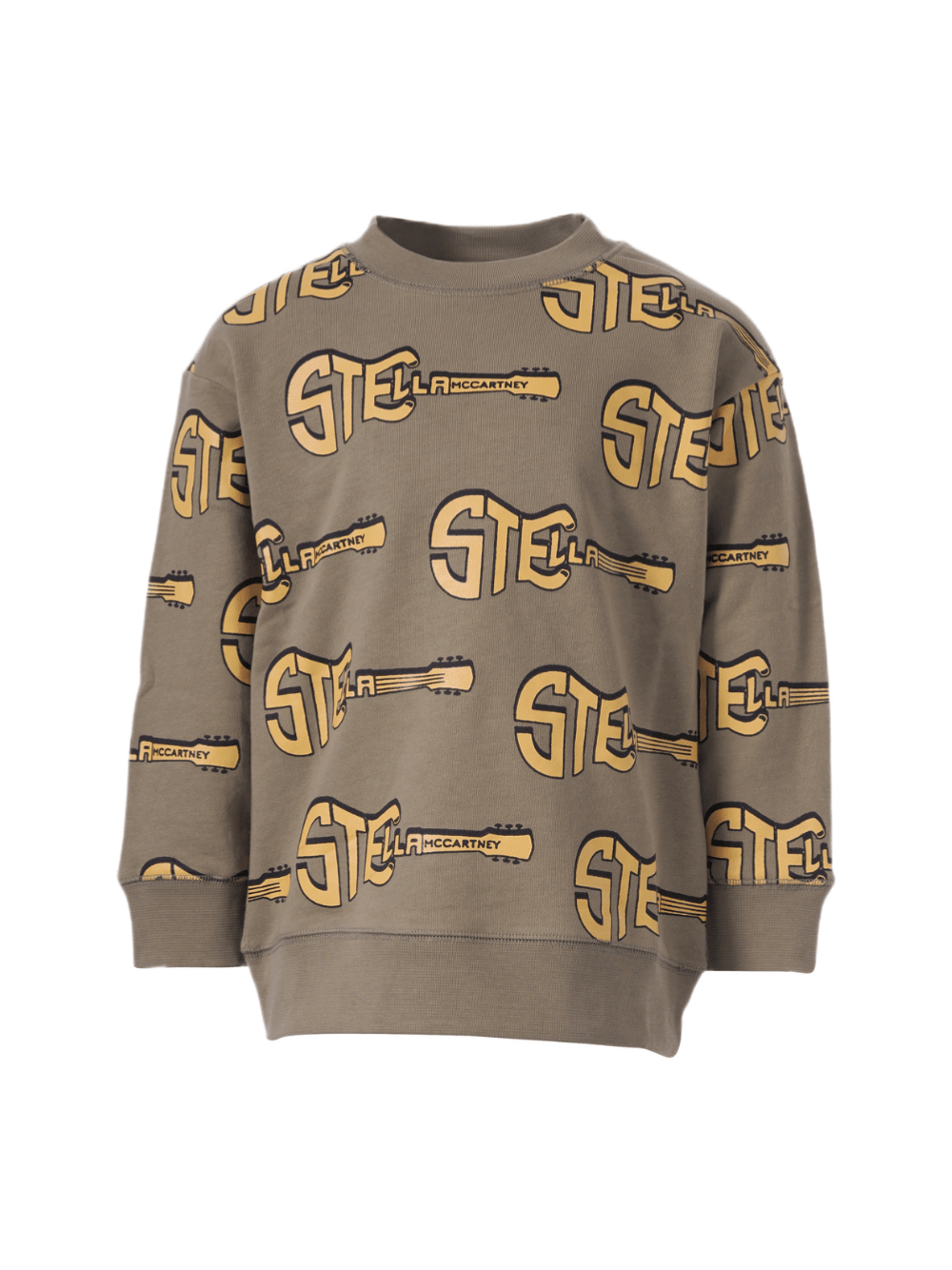 Felpa per bambino Stella McCartney Kids multicolore con stampa logo all - over - Rubino Kids