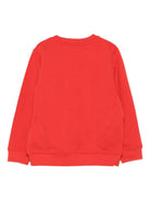 Felpa per bambino Stella McCartney Kids rossa con stampa di Babbo Natale - Rubino Kids