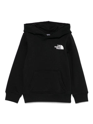Felpa per bambino The North Face Kids nero con cappuccio