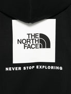 Felpa per bambino The North Face Kids nero con cappuccio - Rubino Kids