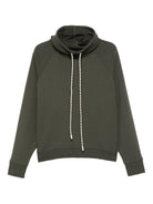 Felpa per donna Alysi verde con collo a lupetto - Rubino Kids