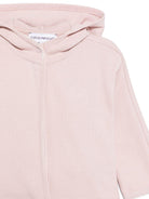 Felpa per neonata Emporio Armani Kids rosa con cappuccio - Rubino Kids