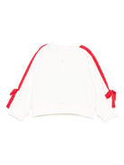 Felpa per neonata Monnalisa bianca con Minnie Mouse - Rubino Kids