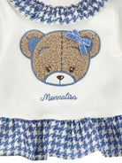 Felpa per neonata Monnalisa bianco con design ricamo - Rubino Kids