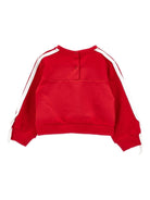 Felpa per neonata Monnalisa rossa con stampa Minnie - Rubino Kids