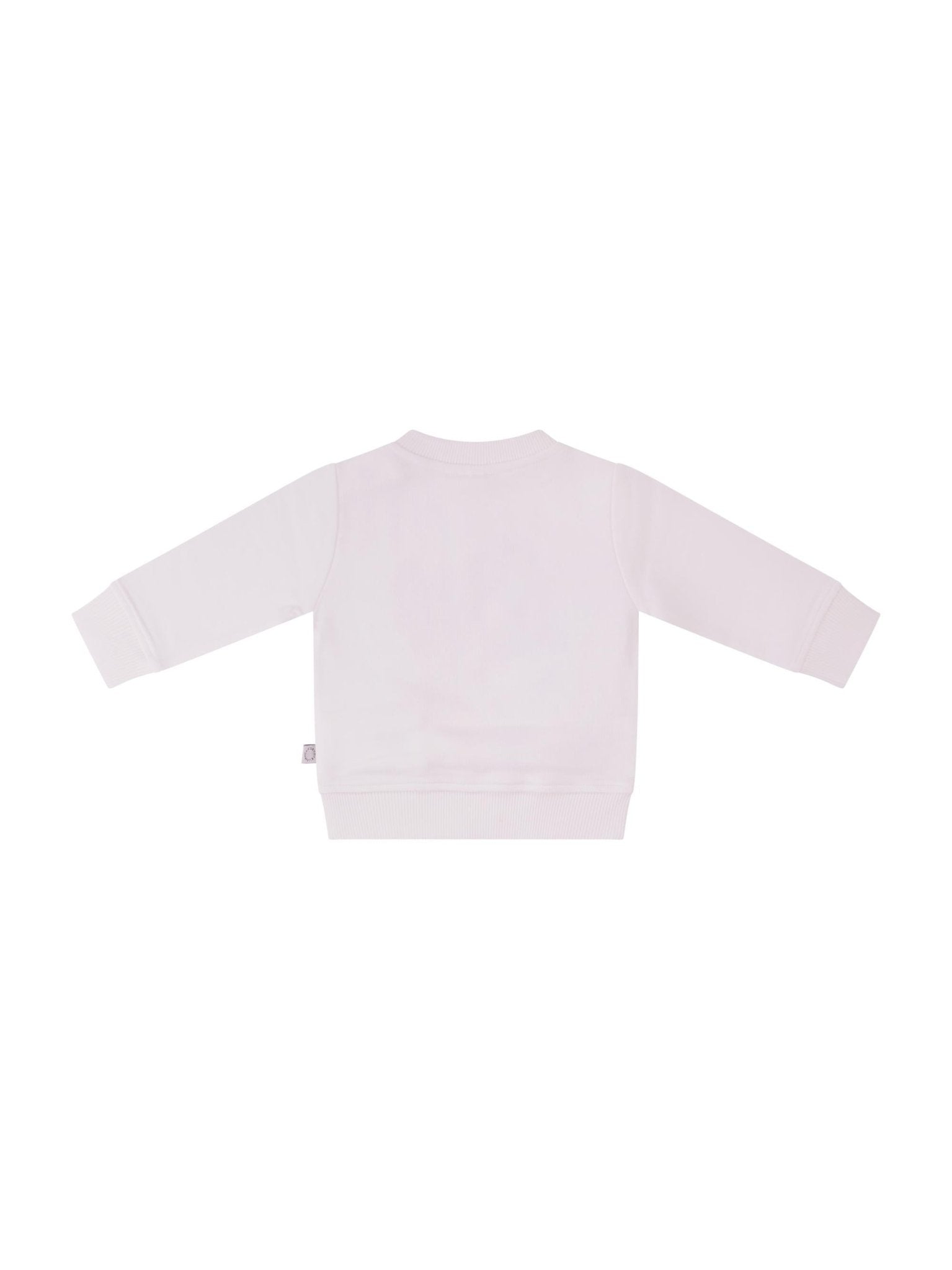 Felpa per neonata Stella McCartney Kids bianca con stampa love sul davanti - Rubino Kids
