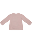 Felpa per neonata Stella McCartney Kids rosa con dettaglio logo sul davanti - Rubino Kids