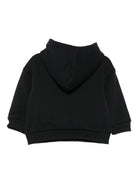 Felpa per neonati Moschino Kids nero con stampa con orsetto - Rubino Kids