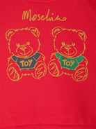 Felpa per neonati Moschino Kids rosso con stampa Teddy Bear - Rubino Kids