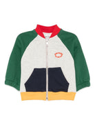 Felpa per neonato Bobo Choses multicolore con logo ricamato - Rubino Kids
