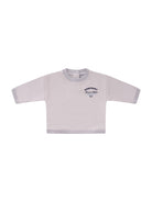 Felpa per neonato Bonpoint beige con logo sul davanti - Rubino Kids