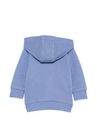 Felpa per neonato Boss Kidswear azzurra con toppa con logo - Rubino Kids