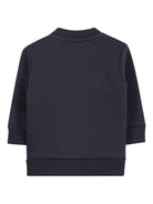 Felpa per neonato Givenchy Kids blu con logo sul davanti - Rubino Kids