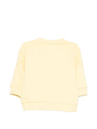 Felpa per neonato Givenchy Kids gialla con logo ricamato sul davanti - Rubino Kids