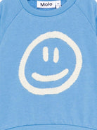 Felpa per neonato Molo blu con ricamo smile sul davanti - Rubino Kids