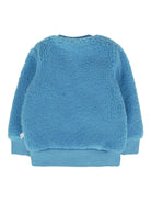 Felpa per neonato Stella McCartney Kids blu con texture teddy in pile - Rubino Kids