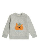 Felpa per neonato Stella McCartney Kids grigia con motivo Bear - Rubino Kids